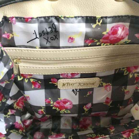 Polka Dot Drawstring Bag with Cherry Accent - Picture 6 of 6